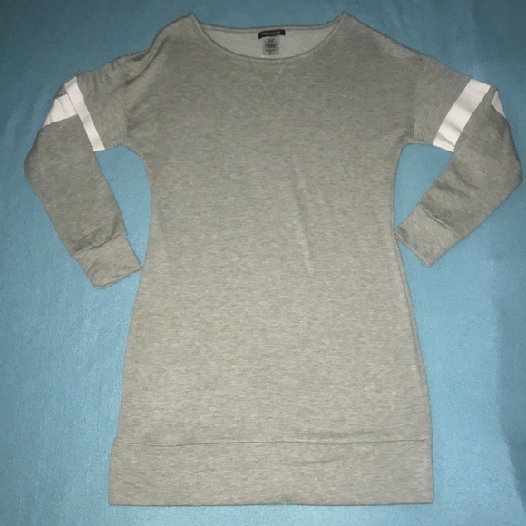 JOE Boxer heather gray long sleeve nightgown fleece lined size M - Picture 1 of 8